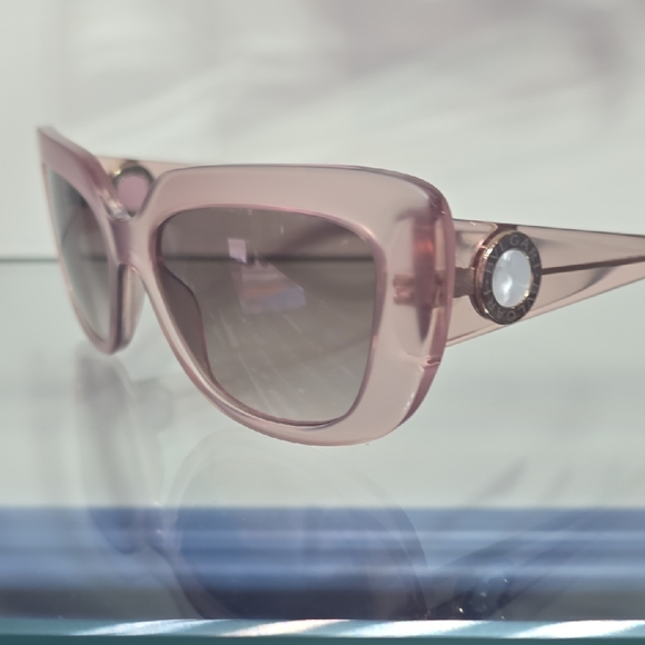 BULGARI Elegant Pink Sunglasses - Picture 1 of 4
